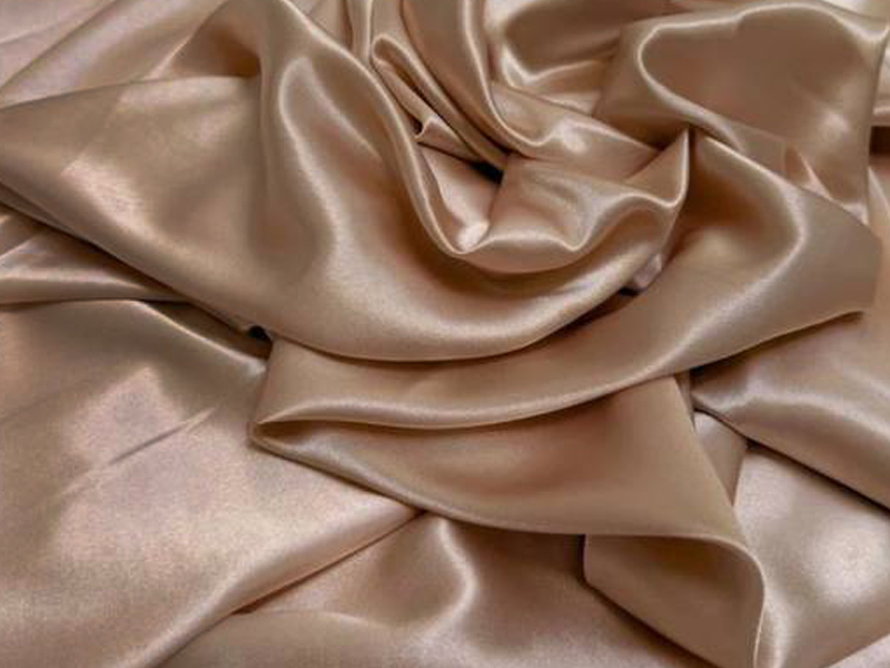 پارچه ساتن ابریشم ویتنام رنگ بژ