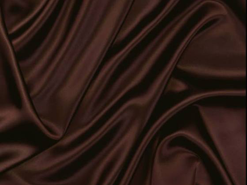 پارچه ساتن ابریشم ویتنام رنگ قهوه ای